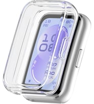 [Soft-Case] Huawei Band 11 ile Uyumlu 360° Kasa Koruyucu Yumuşak TPU Kılıf Dokunmayı ve Netliği Etkilemeyen Band11 Ekran Koruma Çizilmeye Karşı Huawei Band 11 Ekran Koruyuculu Kılıf (Şeffaf)