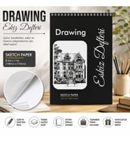 Dream Art Galery Çizim Defteri Sketchbook A/5, Eskiz Defteri (14.8 x 21)
