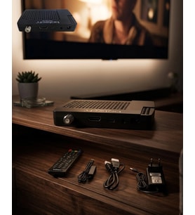Yüksek Performanslı Hd Uydu Alıcı Çoklu Dil Desteği Usb Film İzleme Özelliği