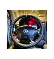 Di?ki?şli? Di?reksi?yon Kilifi Si?yah/noktali Deri? Gri? Yüzük/di?ki?ş Vw Crafter I?çi?n