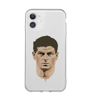 Iphone 11 Uyumlu Steven Gerrard Tasarımlı Şeffaf Telefon Kılıfı