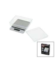 SUPERIOR MINI I-2000 3000GR/0.1GR MİNİ=10.5X13CM HASSAS TARTI - TERAZİ ŞEFFAF PLS.KAPAK PİLLİ (5343)