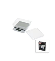 SUPERIOR MINI I-2000 3000GR/0.1GR MİNİ=10.5X13CM HASSAS TARTI - TERAZİ ŞEFFAF PLS.KAPAK  PİLLİ (5343)