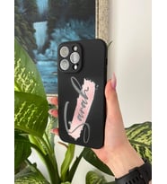 Kabartmalı Parlak İsimli Iphone Telefon Kılıfı