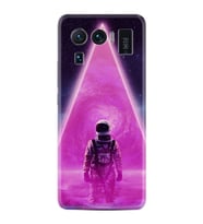 Xiaomi Mi 11 Ultra Kılıf Resimli Desenli Silikon Platinium Series Astro Purple2 1907