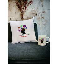 Industrial Engineer Kupa Bardak ve Yastık Set 002 (Beyaz)