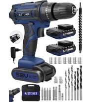 Steiner Germany Technology Highline 58 V 5 Ah Darbeli Bakır Sargılı Çift Akülü Vidalama Matkap