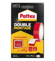 PATTEX 2928444 ÇİFT TARAFLI ŞEFFAF BANT 12MMX1.5MT