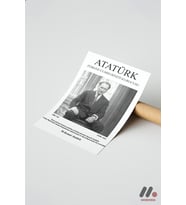 Atatürk Klasik Portre Posteri, Çerçevesiz Yüksek Kalite Duvar Afişi - Sevdiklerinize
