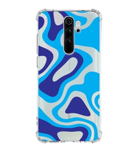 Xiaomi Redmi Note 8 Pro Köşe Korumalı Antişok Kapak Renkli Desen Tasarımlı Şeffaf Silikon Kılıf