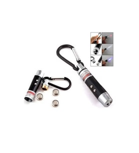 El Feneri Anahtarlık Işıklı Anahtarlık 3 Fonksyonlu Lazer Led Fener
