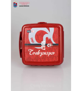 LİSANSLI TRABZONSPOR 2 KATLI BESLENME KUTUSU / LUNCH BOX (Siyah)