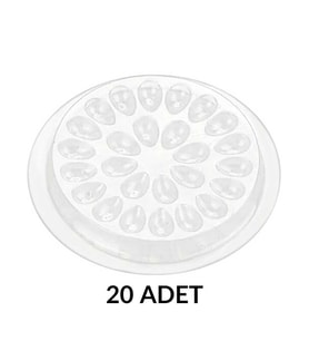 Adanil Kirpik Yapıştıcı Damla Kabı Şeffaf 20 Adet