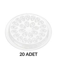 Adanil Kirpik Yapıştıcı Damla Kabı Şeffaf 20 Adet