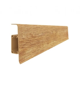 Esquero Kablo Kanallı PVC Süpürgelik 250 cm, Açılabilir Kapaklı, Kırmızı Meşe, ESQ608