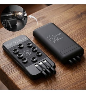 BK Gift Kişiye Özel İsimli 10.000 mAh Wireless Powerbank -16, PB-4007 - Yeni İş Hediyesi, Kurumsal Hediye
