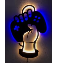 Game Pad Led Işıklı Tablo