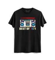 Vintage 1971 Best Of tape Siyah Tshirt