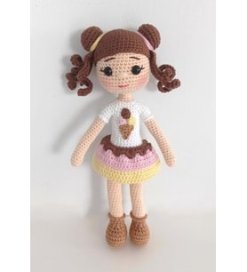 İce Cream Bebek Amigurumi Organik Oyuncak
