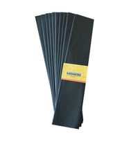 Lino Lüx Krapon Kağıdı (50x200 cm) 10'lu Paket SİYAH 