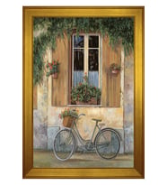 Manzara Temalı Kanvas Tablo 50 x 70 cm Gold Çerçeve