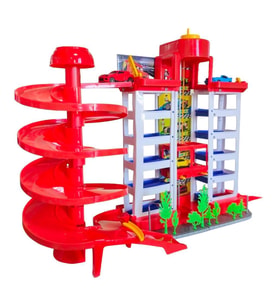 Toysan Oyuncak Racer 3 Asansörlü Garaj Seti SPR-55