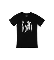 Korn Yazılı Siyah Tişört