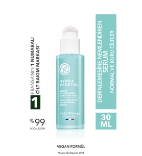 Normal-Kuru Cilt,Hyaluronik Asit&Aloe Vera Cilt Serum-Hydra Vegetal Bitkisel Nemlendirici Bakım-30ml