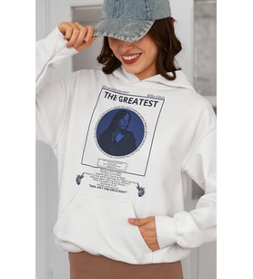 Hit Me Hard And Soft Billie Eilish The Greatest Baskılı Unisex Oversize Şarkıcı Hoodie