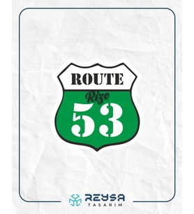 56 Rize Sticker 10x10 cmRenkli Sticker