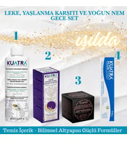 Leke, Yaşlanma Karşıtı ve Yoğun Nem Gece Set Doğal içerik, Onarıcı Bakım, Yoğun Nem