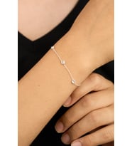 Elika Silver 925 Ayar Gümüş Zirkon Taşlı Bileklik