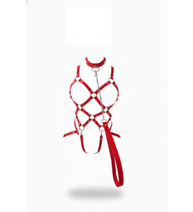 Mulvxbrf Brf02 Kırmızı Harness Takım Zincir Detaylı Çapraz Bağlantılı - Brf1350 (Mulvix)