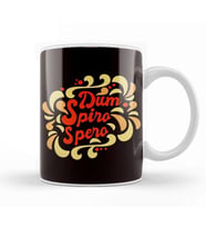 Latin Phrase Language Dum Spiro Spero Education Motivation Kupa Bardak Porselen
