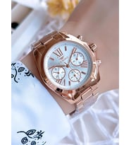 Ferro Rose Gold Renk İç Fonksiyonları Aktif 3 Atm Çelik Kordon Kadın Kol Saati BFL21259AWT-C