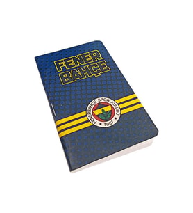 Not Defteri Bloknot Karton Kapak 8x13 cm Çizgili 32 Yaprak 1 Adet Lisanslı Orjinal Kanarya Not Defteri (Sarı-Lacivert)