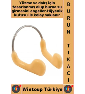 #Yüzme Konfor Su Geçirmez Havuz Deniz Yüzme Dalış Hijyenik Saklama Kutulu Silikon Uçlu Burun Tıkacı