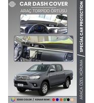TOYOTA HILUX REVO (2015-2020) Torpido Örtüsü Ön Göğüs Koruma Araca Özel UV Koruma