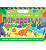 Çıkartmalarla Bitmeyen Eğlence - Dinozorlar