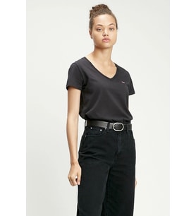 Levi's Siyah Kadın V Yaka T-Shirt - A3170-0009