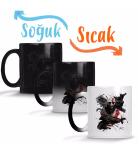 Kratos God of War Sihirli Kupa Bardak Porselen