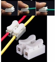 10 Adet - IC-272 Mandallı Vidasız Klemens Basmalı Tip 2 Li 2 Pin