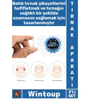 #TırnakAparatı Pedikür Bakım Düzeltici Sağlıklı Konforlu Ayak Tırnak Batmasını Önleyen Metal Aparat