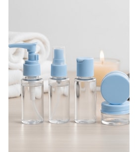 Taşınabilir 5 Parça Seyahat Kozmetik Seti 30 ml Sızdırmaz