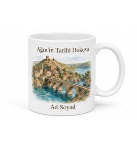 Ağın'ın Tarihi Dokusu ve Doğası Elazığ Hatırası Kupa Bardak Hediye