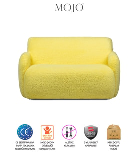 MOJO Mango İkili Çocuk Koltuğu Sarı : Sarı-Çift Kişilik