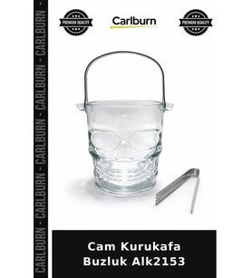 Özel Üretim Parti Bar Dekoratif Eğlenceli Cam Kurukafa Buzluk