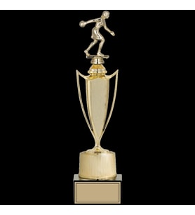 ODAK KUPA - Figürlü Kupalar - Bowling Kadın Figürlü Kupalar FG-040 A - 39 cm
