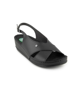 Muya İngane 35207-430 Topuk Jelli Anatomik Taban Kadın Sandalet Siyah 36-40