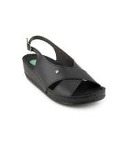 Muya İngane 35207-430 Topuk Jelli Anatomik Taban Kadın Sandalet Siyah 36-40